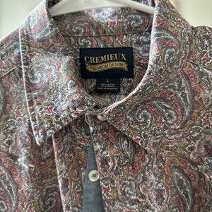 Cremieux men’s button down shirt